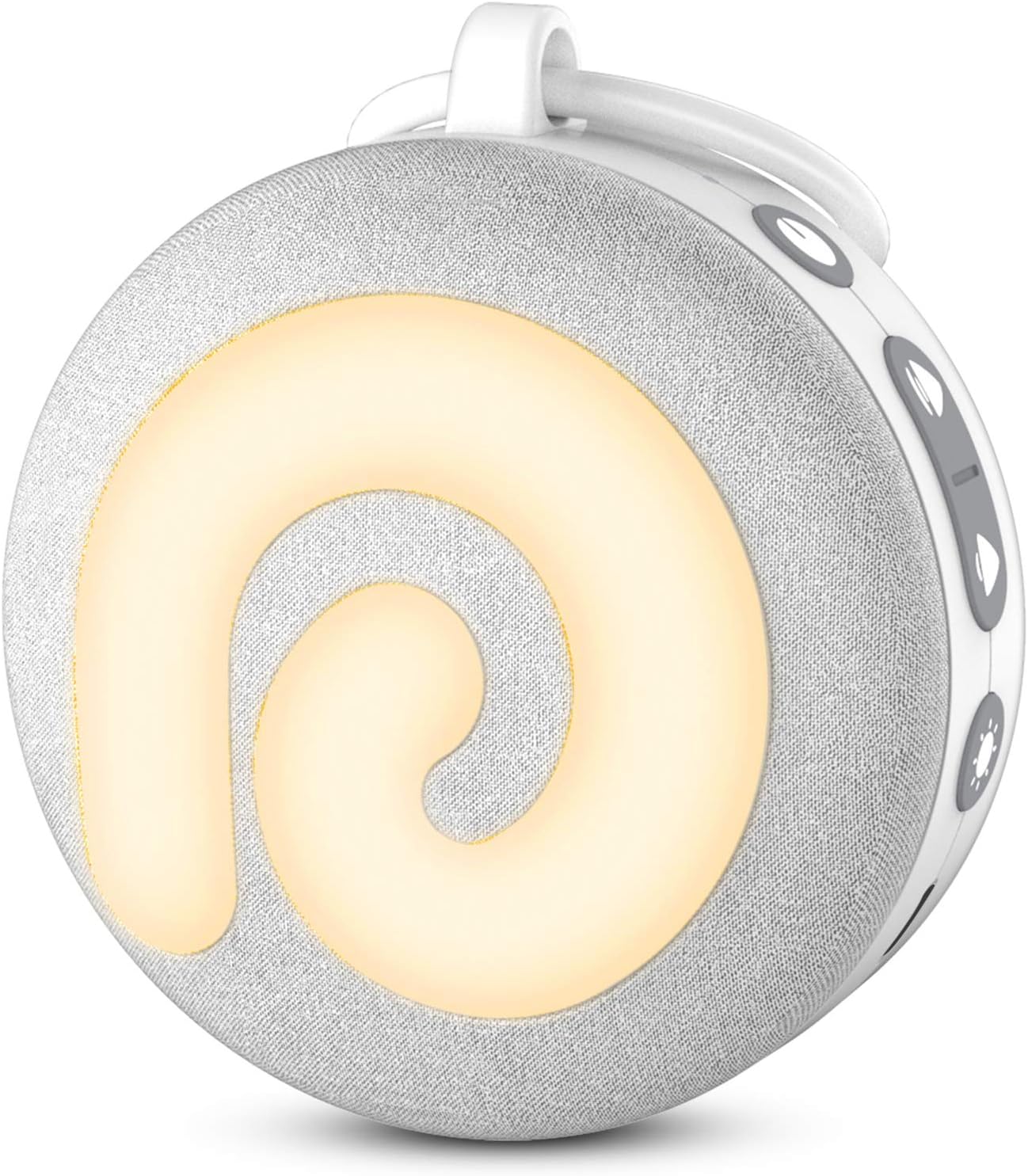 Dreamegg D11 Ruido Blanco Bebé con Luz Nocturna – Máquina de Sonido con 21 Músicas Relajantes, USB Recargable, Temporizador